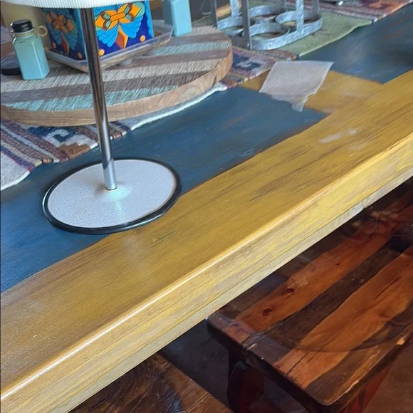 CeCe Black Blouse with White Accents - Picture 6 of 7